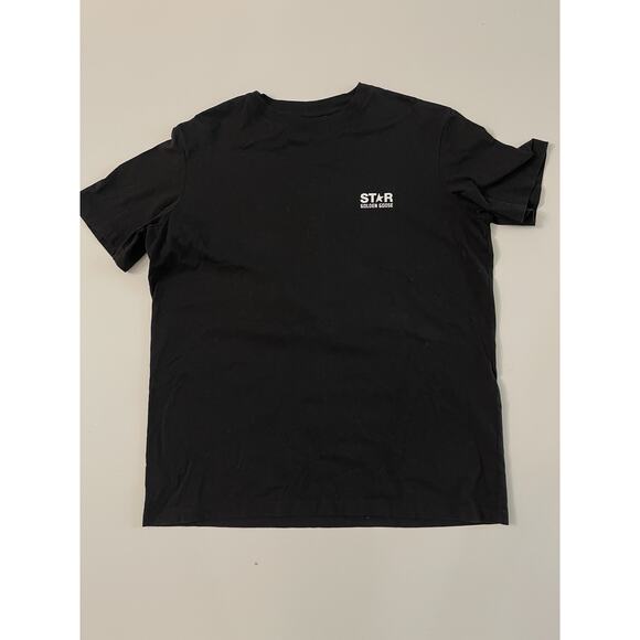 Golden Goose Women’s Star T Shirt L Black Made In Italy NWOT - Picture 1 of 6